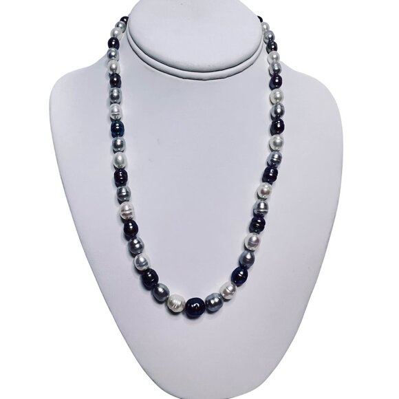 Honora Multi Colored Graduated Cultured Freshwater Pearl Necklace 20" (6032-1-2) - Picture 3 of 10